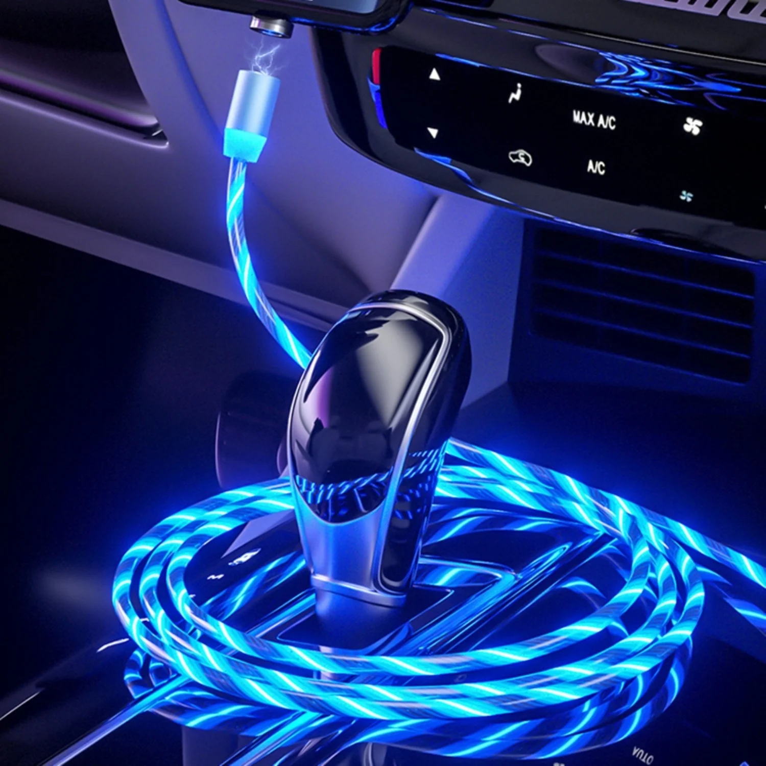 GloCharge™ - 3-in-1 Magnetic LED Charging Cable - Image 5