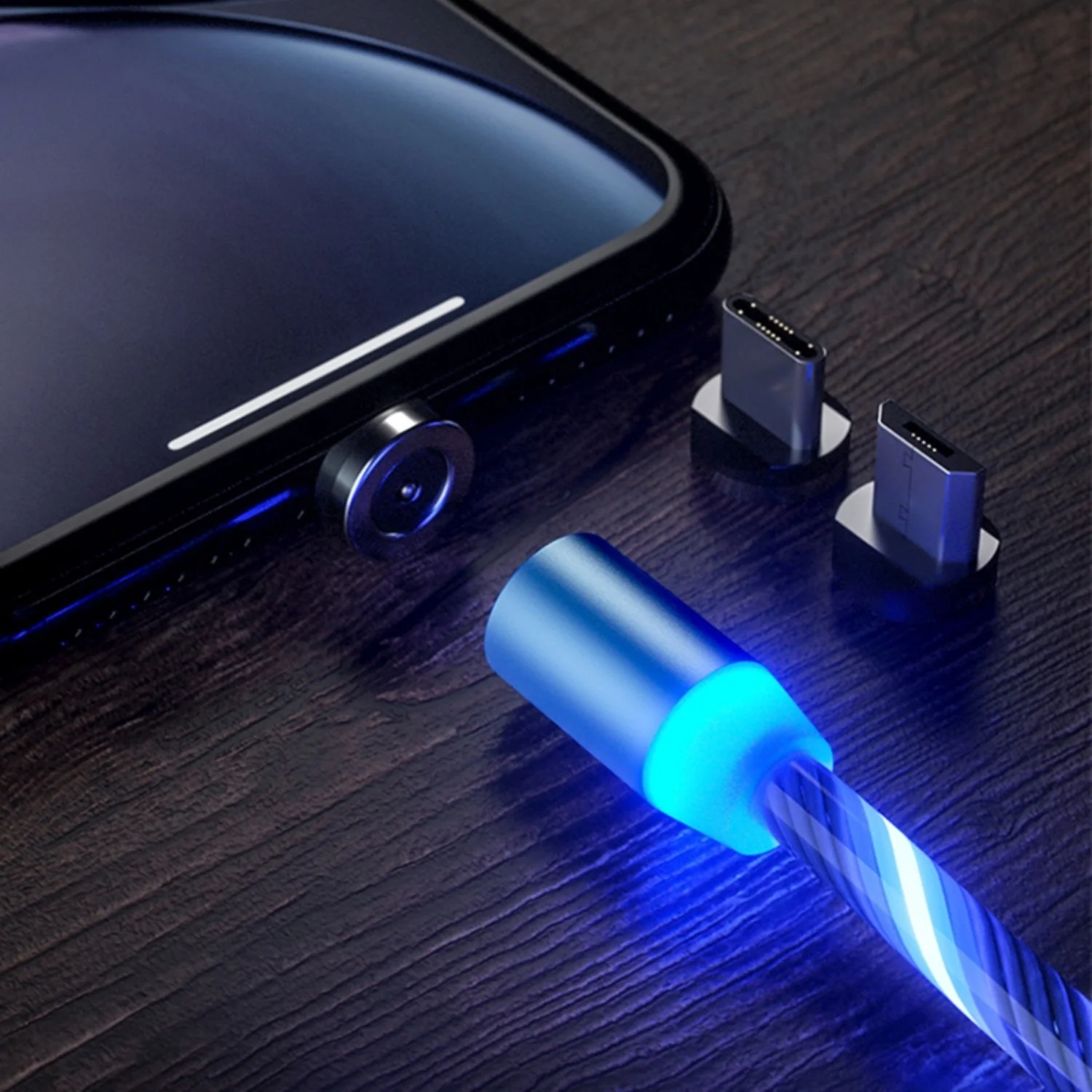 GloCharge™ - 3-in-1 Magnetic LED Charging Cable - Image 6