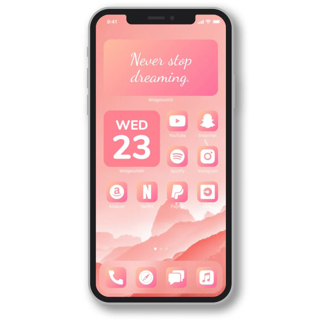 300+ Pink Gradient App Icons Pack For iPhone/iOS - Image 3