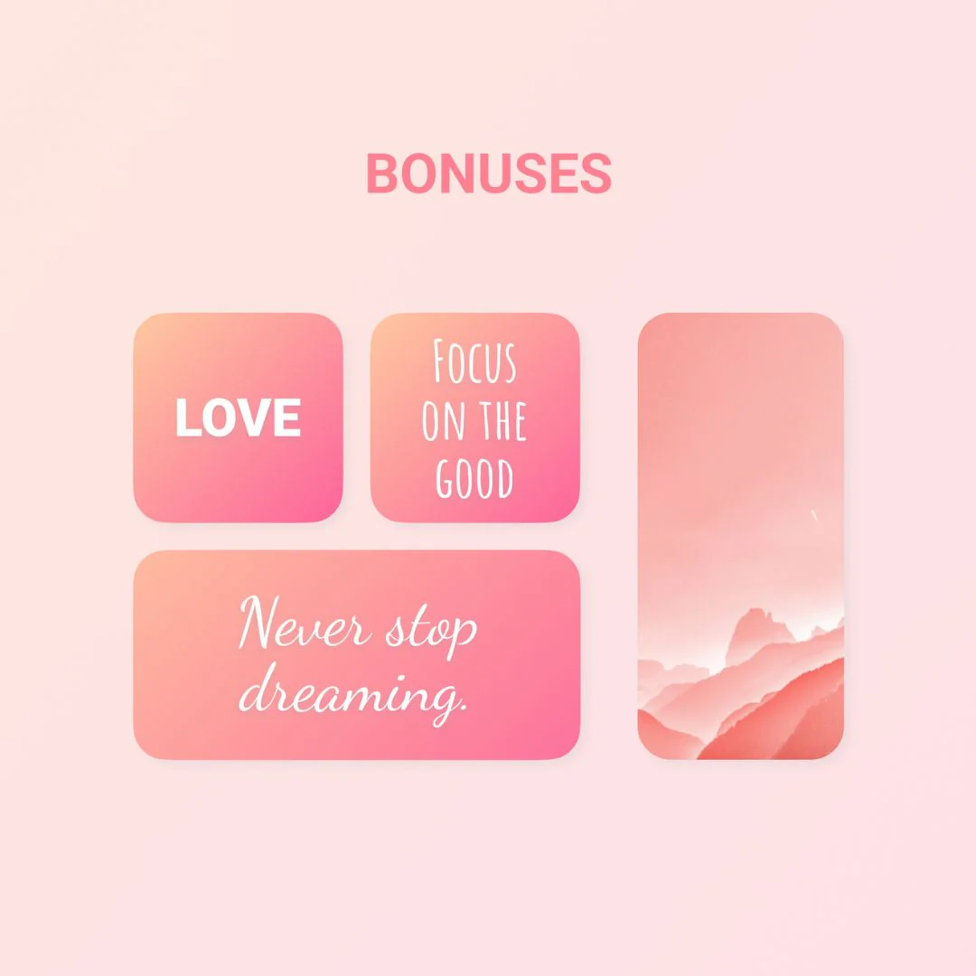 300+ Pink Gradient App Icons Pack For iPhone/iOS - Image 4
