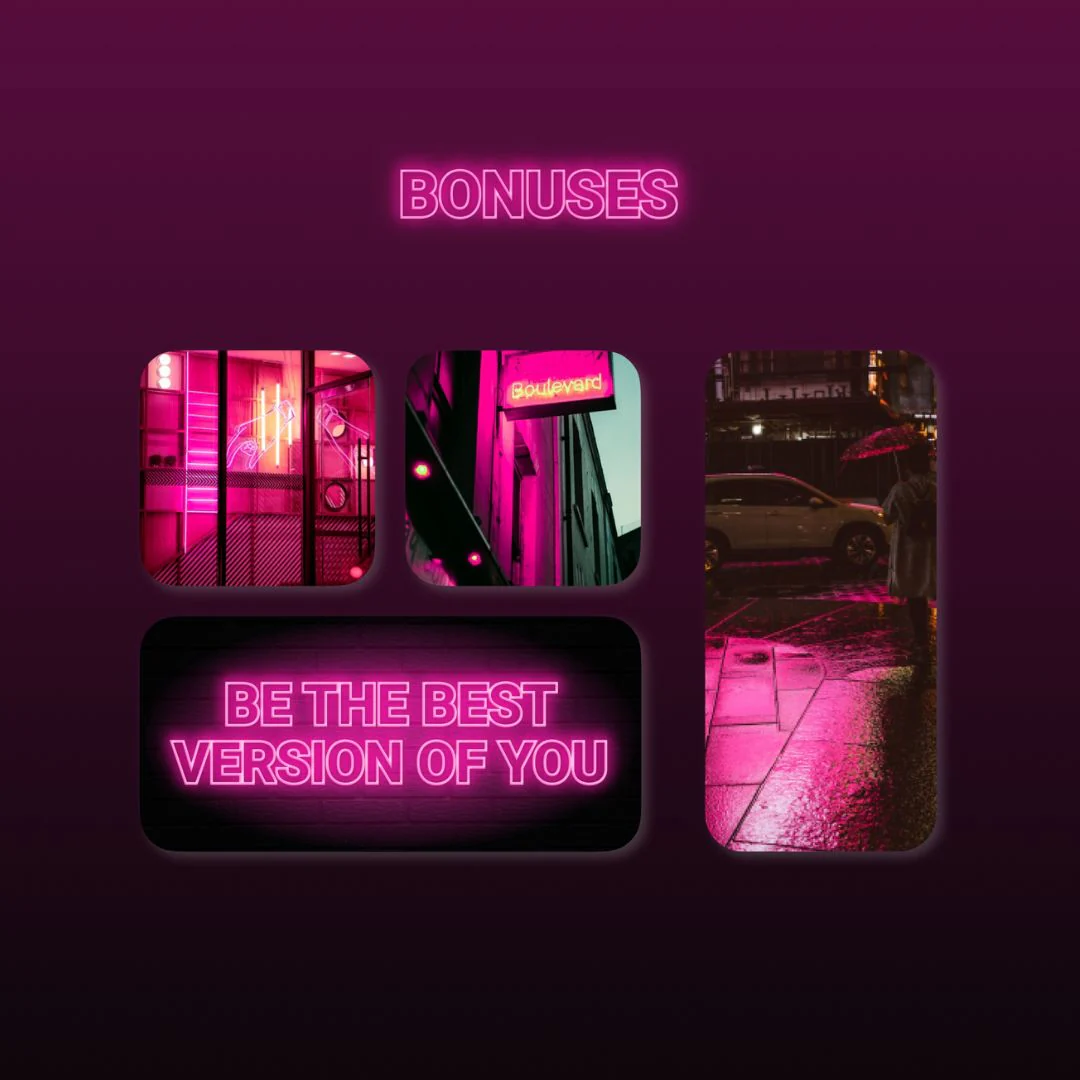 300+ Pink Neon App Icons Pack For iPhone/iOS - Image 4