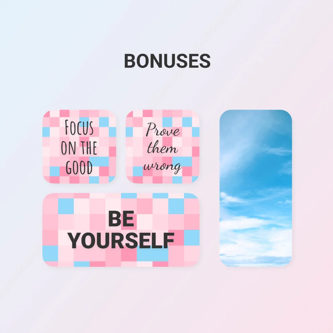 600+ Pink & Light Blue App Icons Pack For iPhone/iOS - Image 4