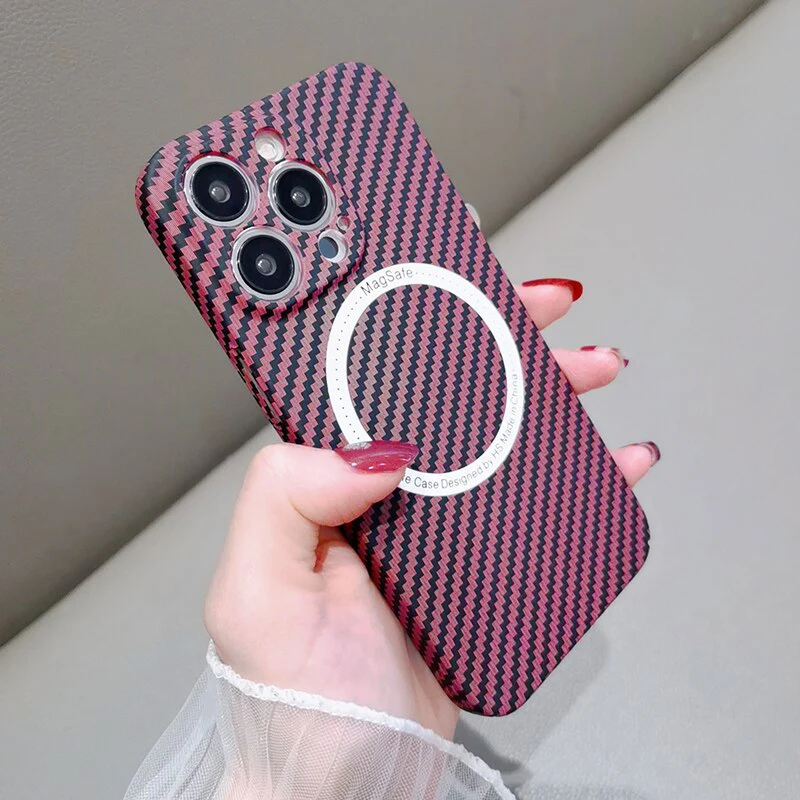Carbon Fiber MagSafe-Compatible Phone Case For iPhone 11, 12 & 13 - Image 10
