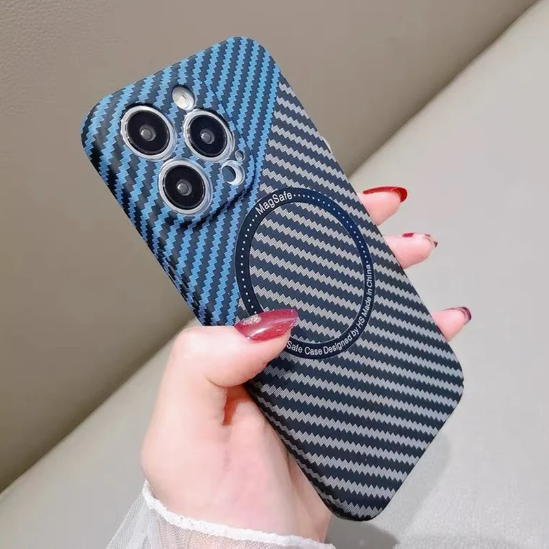 Carbon Fiber MagSafe-Compatible Phone Case For iPhone 11, 12 & 13 - Image 11