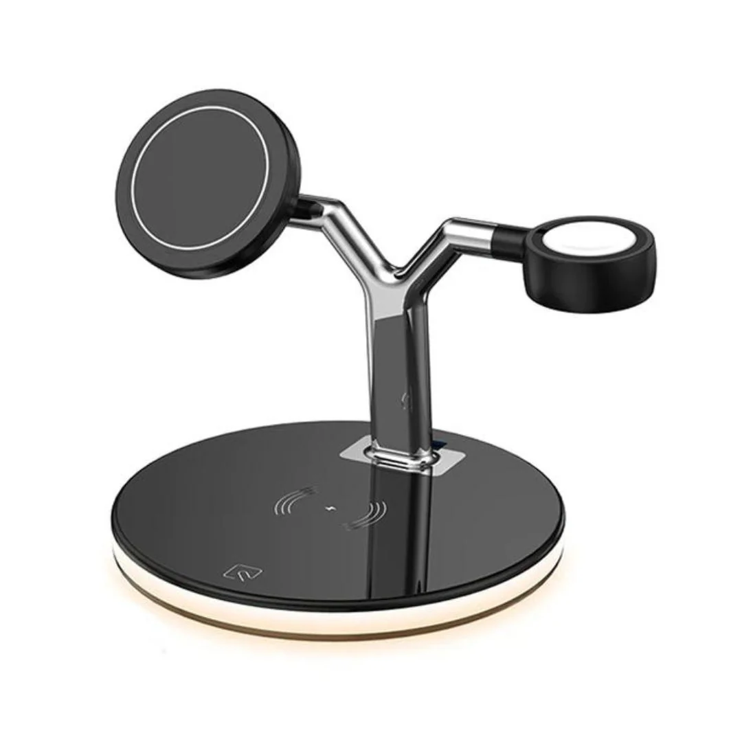 GlowStation™ Mark II - 3-in-1 MagSafe Wireless Charging Stand With Ambient LED Lighting - Image 16