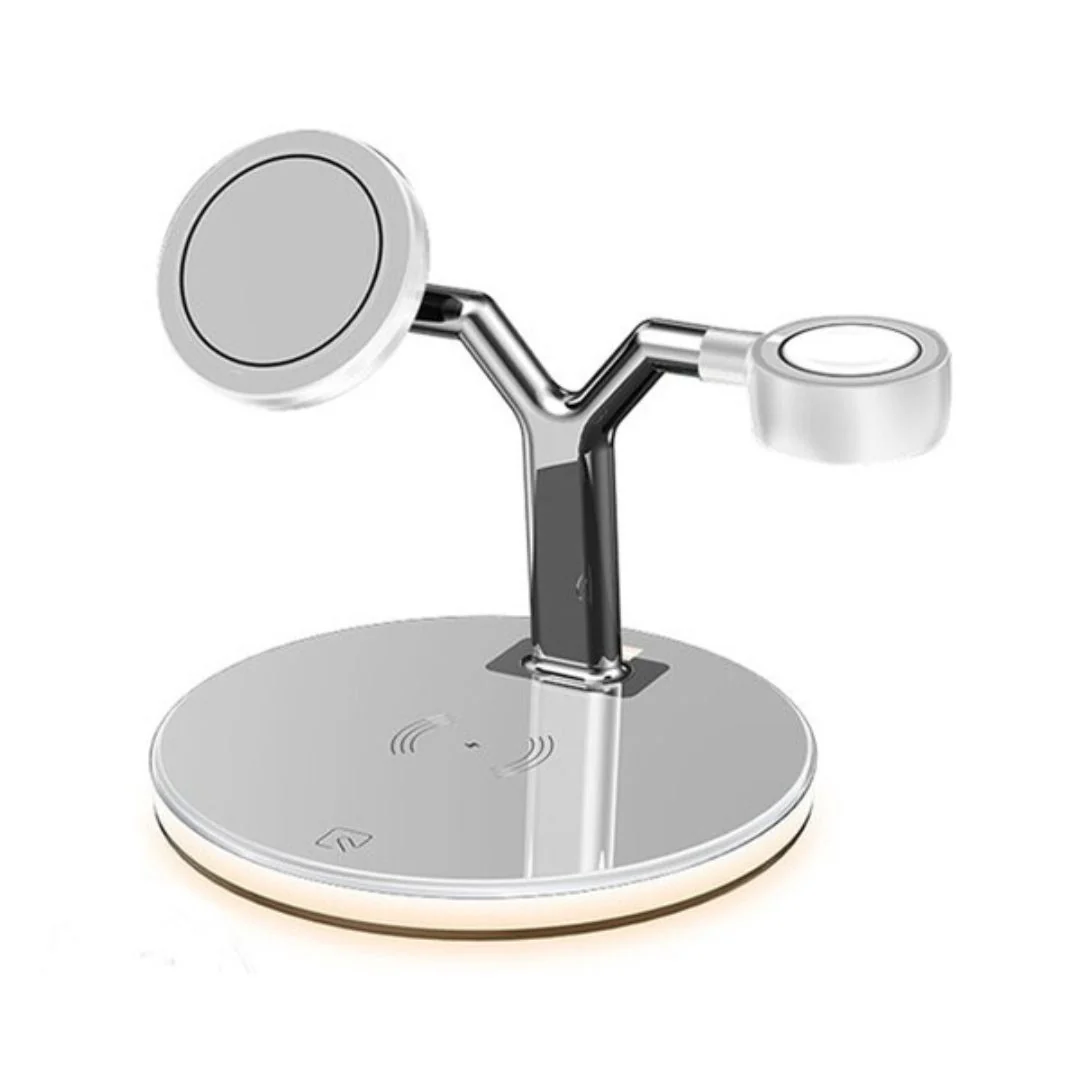 GlowStation™ Mark II - 3-in-1 MagSafe Wireless Charging Stand With Ambient LED Lighting - Image 17