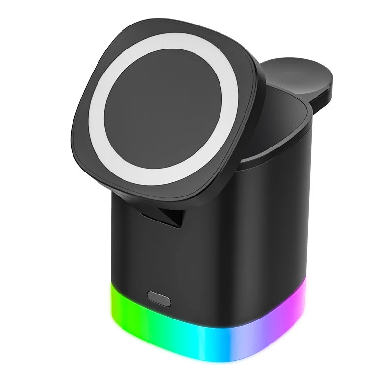 HexHub™ - 4-in-1 MagSafe Wireless Fast Charging Dock With RGB Lighting - Image 10