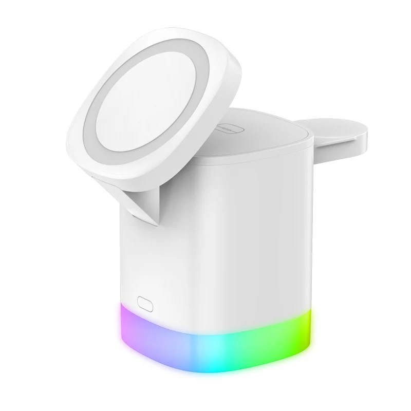 HexHub™ - 4-in-1 MagSafe Wireless Fast Charging Dock With RGB Lighting - Image 11