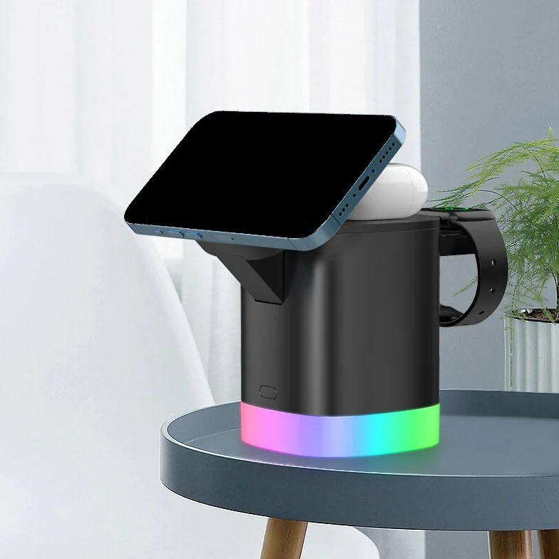 HexHub™ - 4-in-1 MagSafe Wireless Fast Charging Dock With RGB Lighting - Image 5