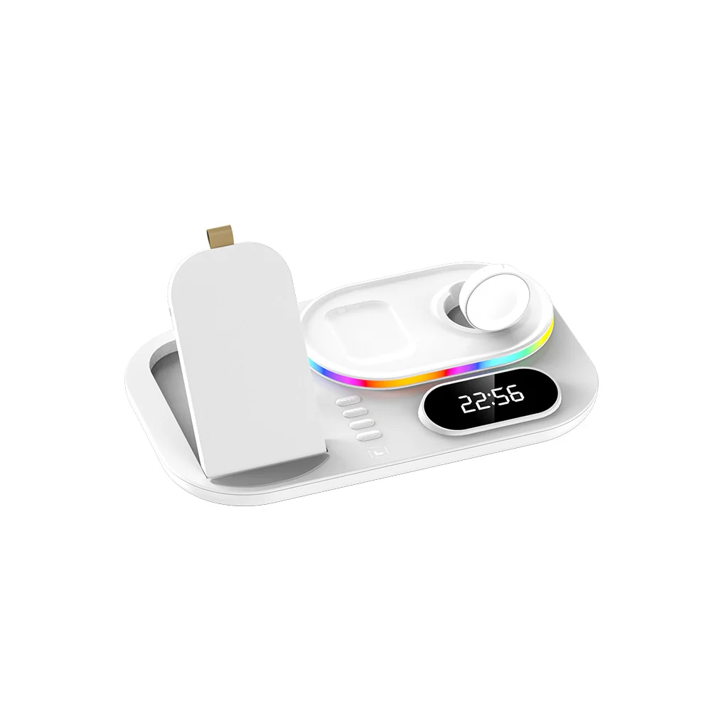 HexPad™ - 4-in-1 Wireless Fast Charging Station With RGB Lighting - Image 12