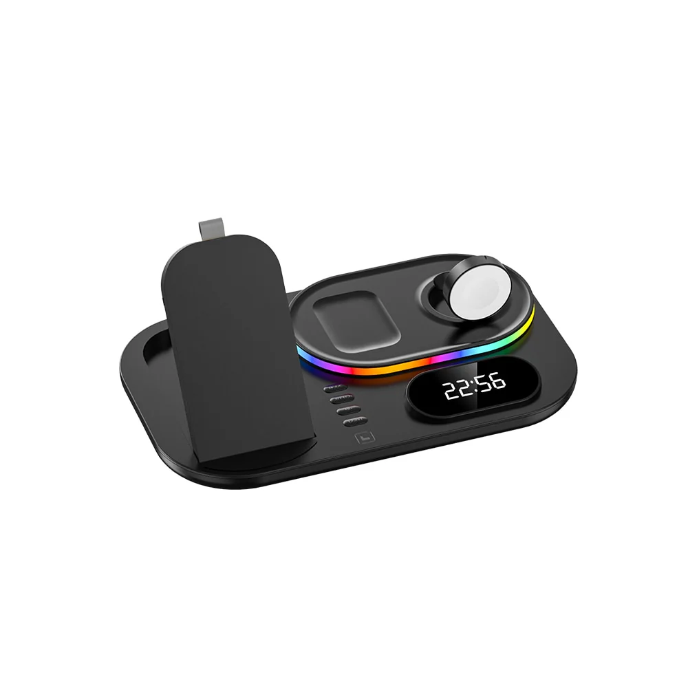 HexPad™ - 4-in-1 Wireless Fast Charging Station With RGB Lighting - Image 13