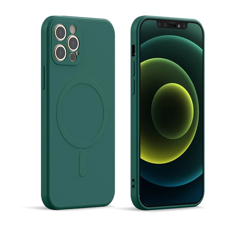 Liquid Silicone MagSafe-Compatible Phone Case for iPhone - Image 11
