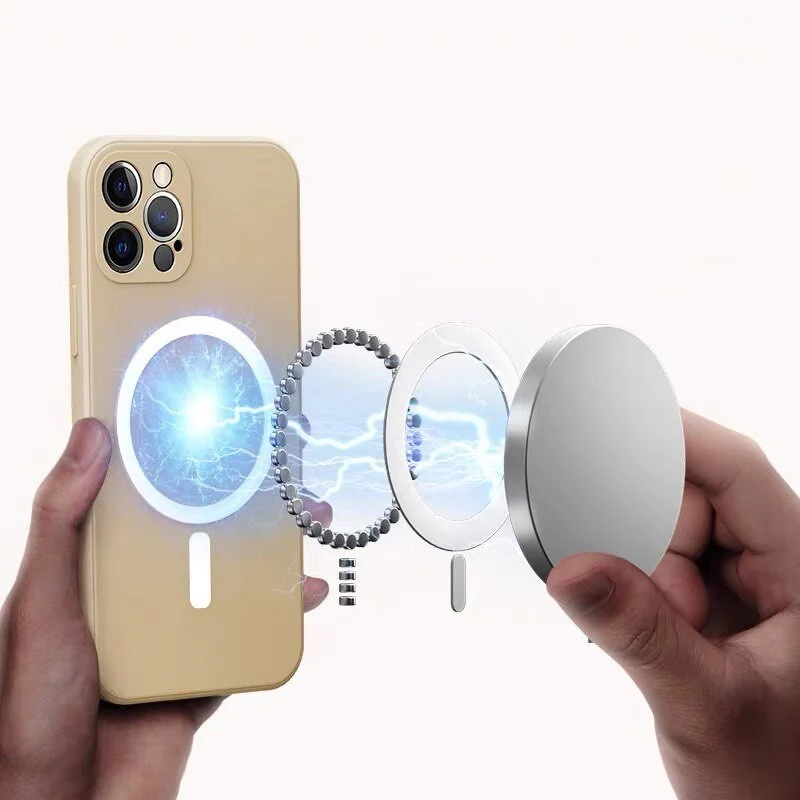 Liquid Silicone MagSafe-Compatible Phone Case for iPhone - Image 4