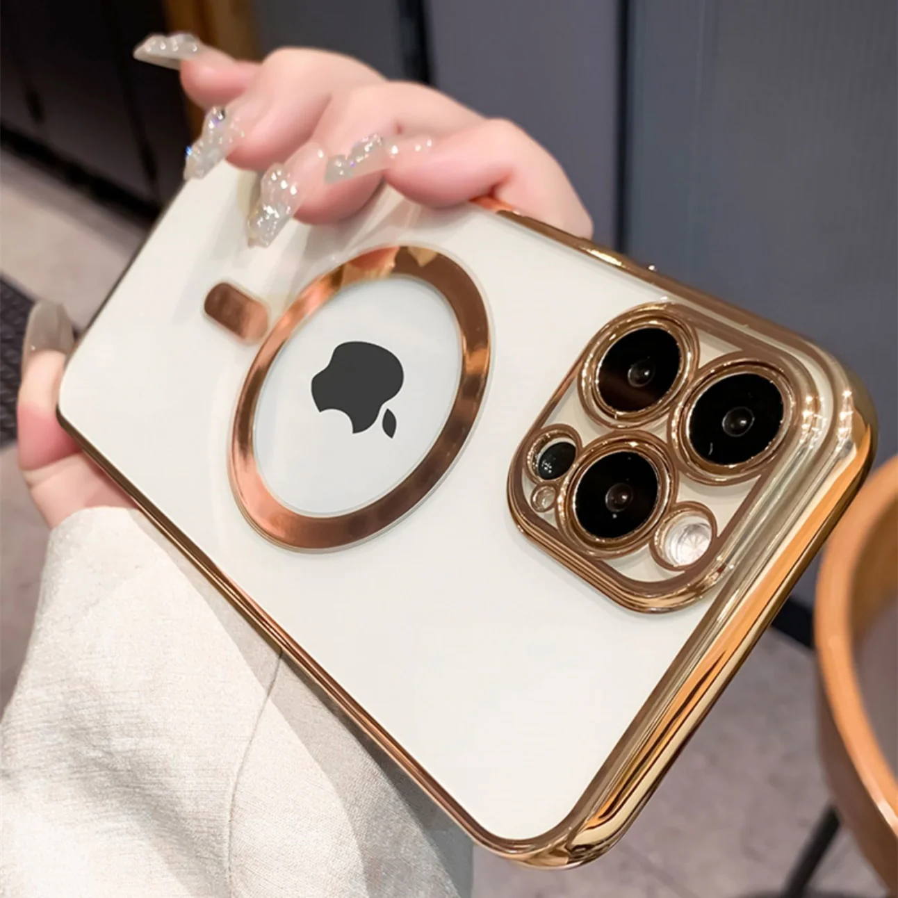 Lustrous MagSafe-Compatible Phone Case For Apple iPhone - Image 7