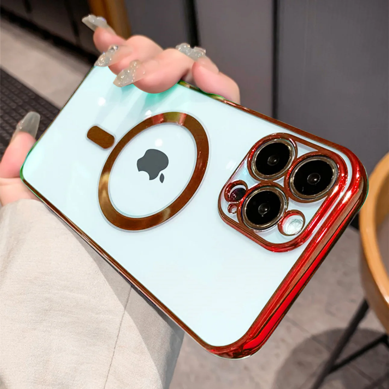Lustrous MagSafe-Compatible Phone Case For Apple iPhone - Image 8