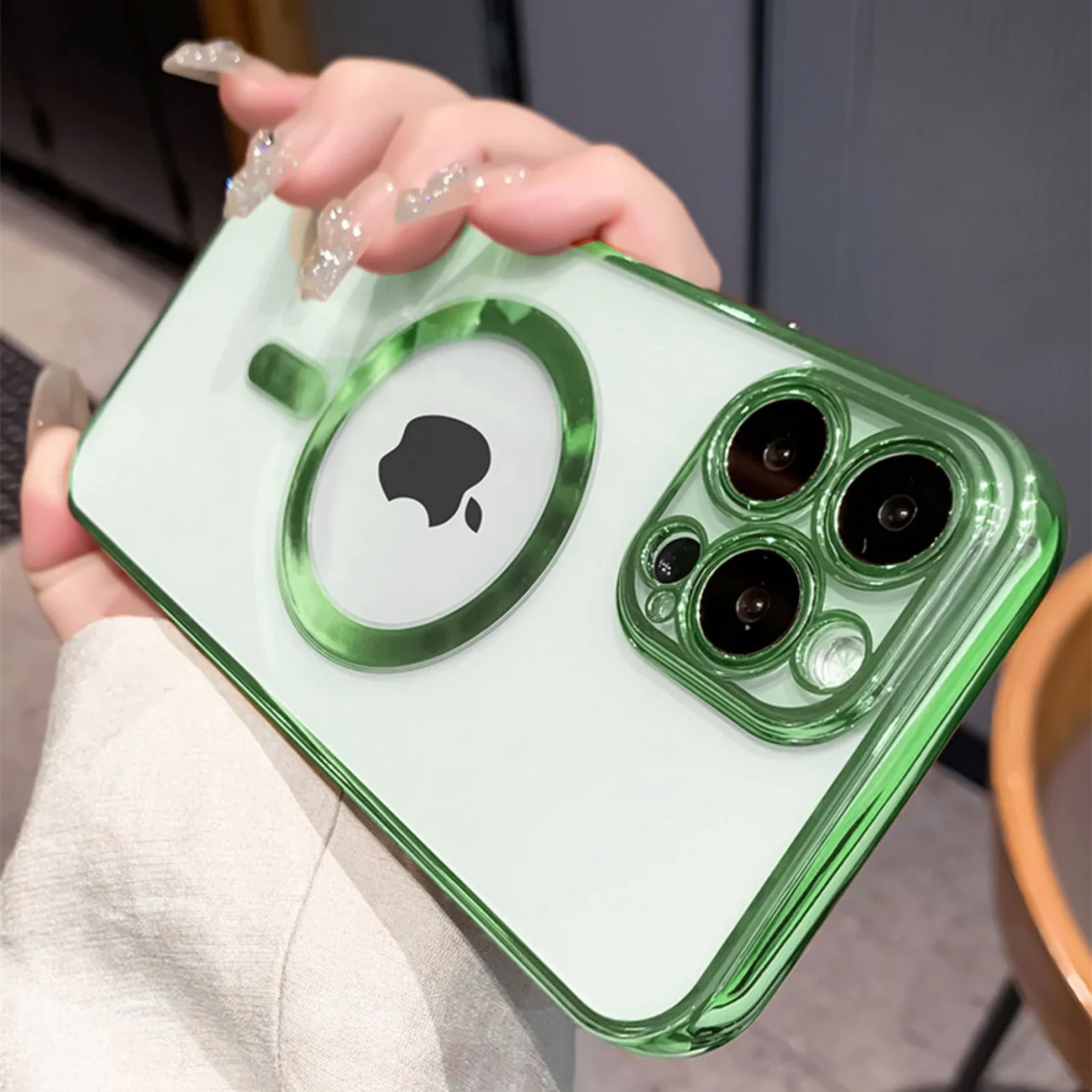 Lustrous MagSafe-Compatible Phone Case For Apple iPhone - Image 9