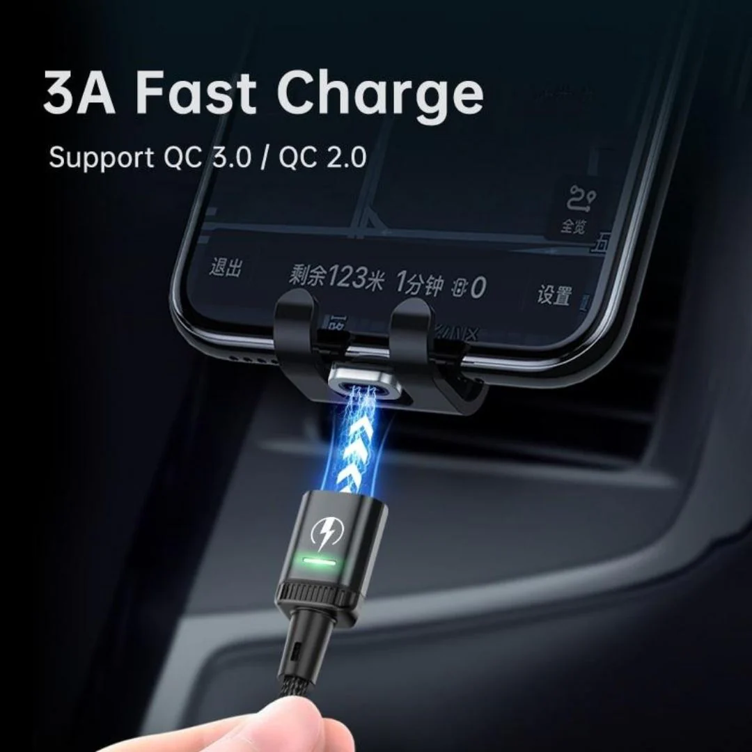 MagPower™ - 3-in-1 Magnetic Charging & Data Cable With Fast Charge 3.0A - Image 10