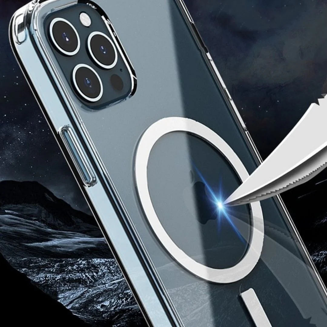 MagSafe-Compatible Clear Magnetic Phone Case For Apple iPhone 11, 12, 13, 14, 15, 16 & 17 - Image 8