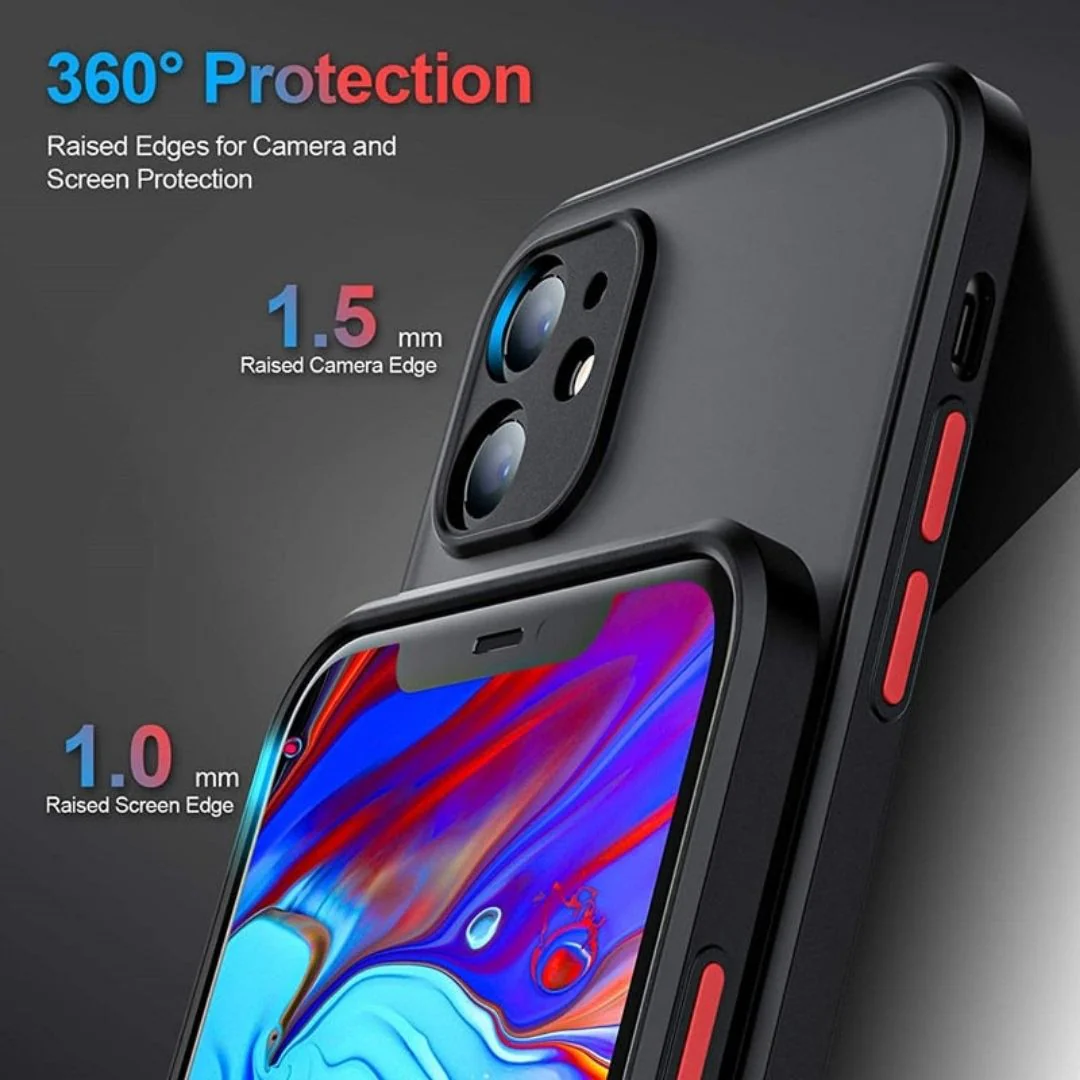 Shockproof Matte Phone Case For iPhone - Image 11